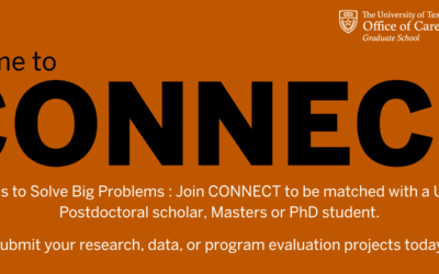 UT CONNECT : Now accepting submissions for the Spring 2026 Cohort!